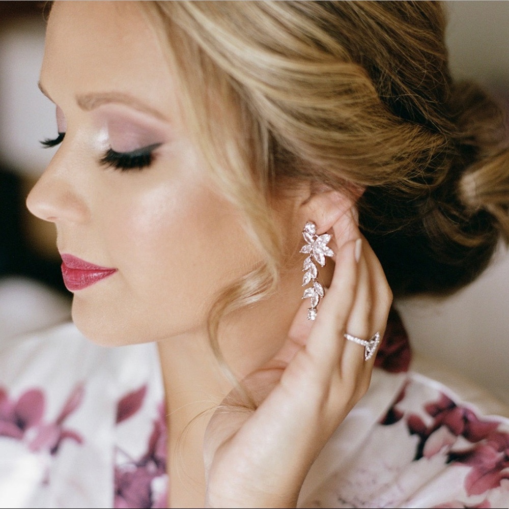 Crystal Chandelier Drop Earrings